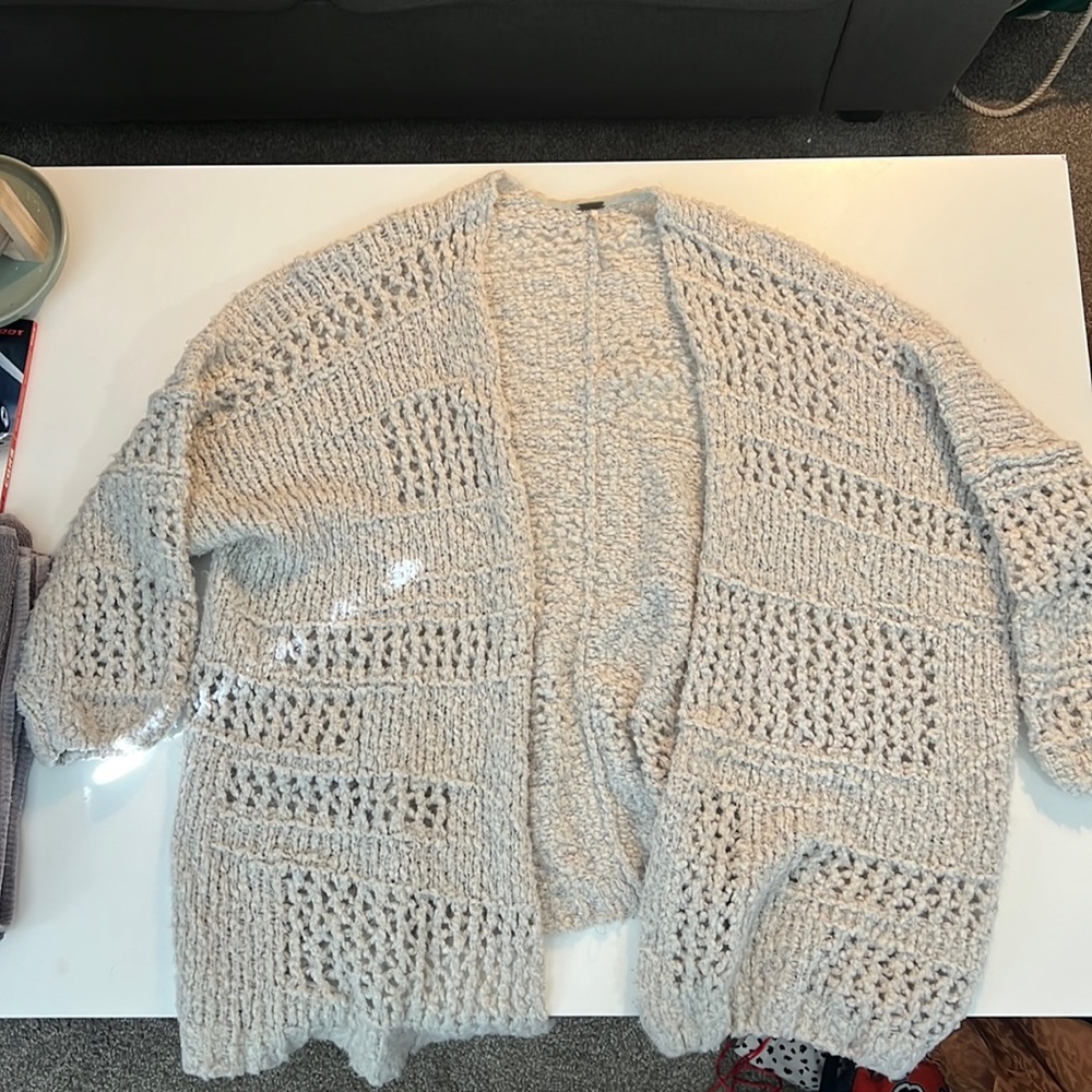 Free people chunky cardigan!